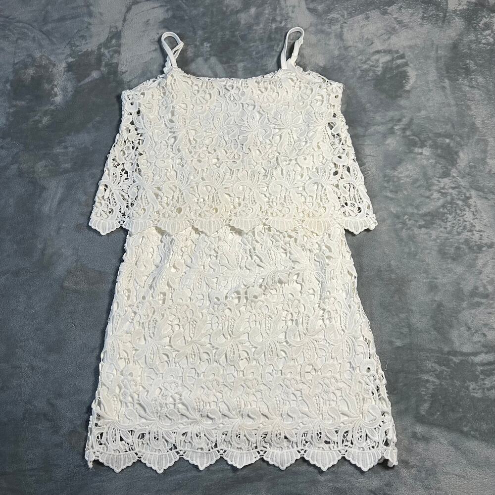 NEW Romeo & Juliet Couture Sleeveless Lace Dress Size S Festival Bridal Boho
